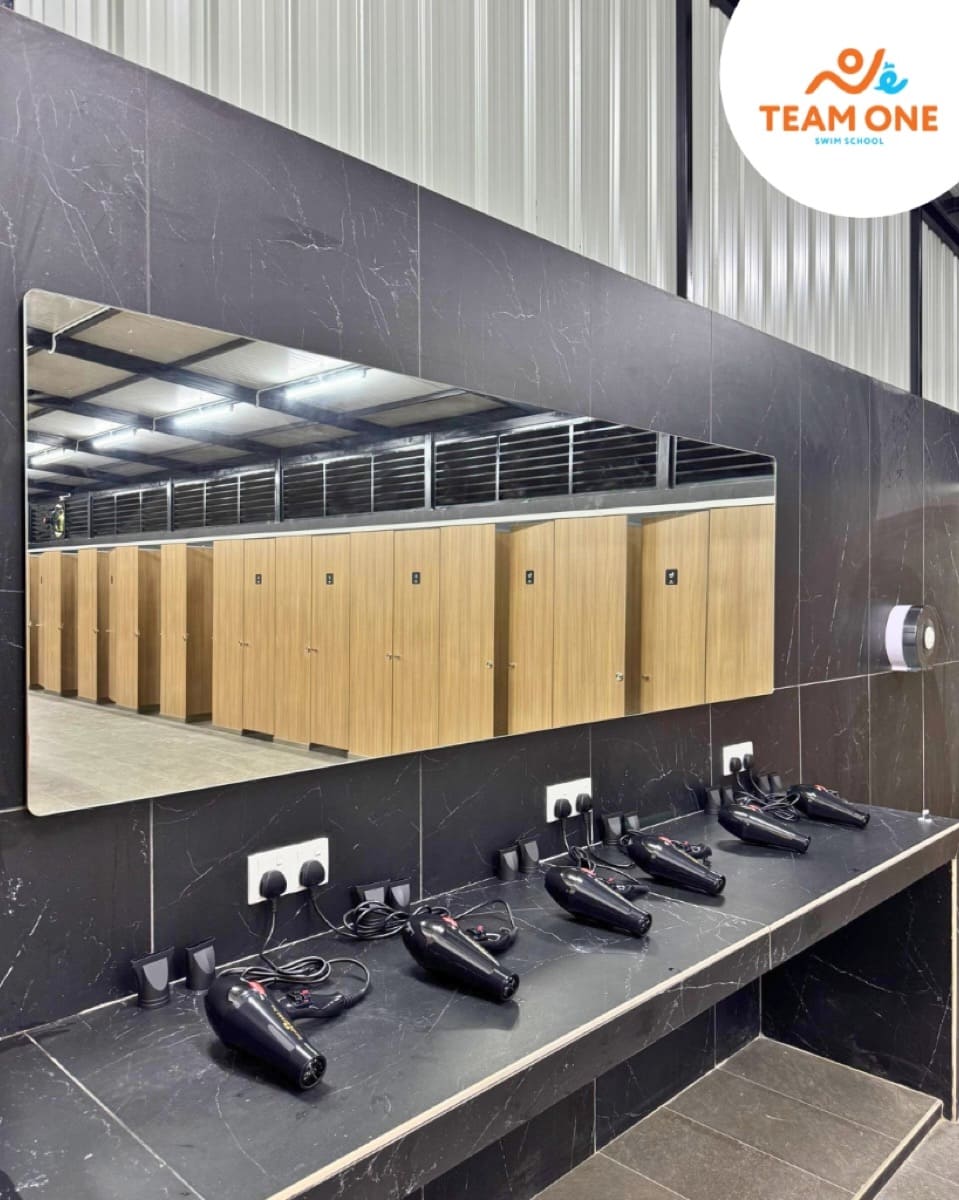 Spacious Changing & Vanity Room